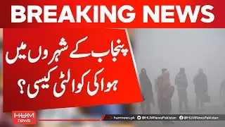 Punjab Pollution Levels Rise | Hum News | Pakistan