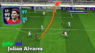 potw ucl Julian Alvarez Review | efootball 2025 mobile. #efootball