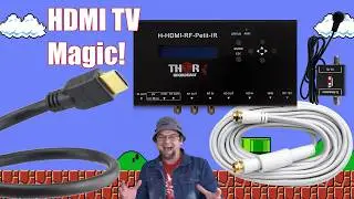 Turn Your HDMI into FREE TV: Unlock Digital Antenna Magic with Thor Broadcast Modulator!