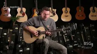 BSG OM31F Torrified Sitka top Cocobolo back and sides guitar demo in Stageshop