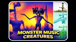 Siren Head vs Music 🎵 | Horror Comedy Meme 