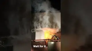 Wild #Backdraft #Fire!! #StructureFire  #LosAngelesFireDepartment #LAFD #canogapark
