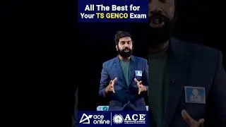 All The Best For Your TS GENCO Exam | #tsgenco #aeexam #aceonline #aceengineeringacademy