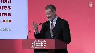Intervención del Rey en la clausura de la X conferencia de embajadores y embajadoras de España