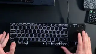 Arteck HB305-4B HTPC Bluetooth Backlit Keyboard with Touchpad Review