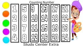 123 Number | Counting video kindergarten for Kids | गिनती 1से 100 तक | Abcd Rhymes video kids atoz