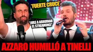 AZZARO HUMILLÓ A TINELLI POR SU DEBUT EN EL STREAMING