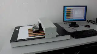 Techkon SpectroDens IV in scanning mode on CSA+