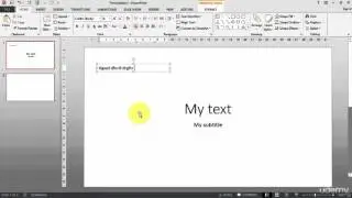 Entering and Editing Text in PowerPoint