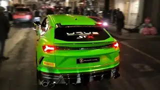 World&rsquo;s first URUS ST-X at Lamborghini Party BRUTAL SOUND SETS OFF SHOP ALARM!