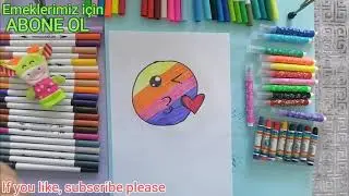 NASIL G&Uuml;ZEL EMOJİ &Ccedil;İZİLİR?HOW TO DRAW COLOUR FUN EMOJIS रंगीन इमोजी الرموز التعبيرية الملونةカラフルな絵文字
