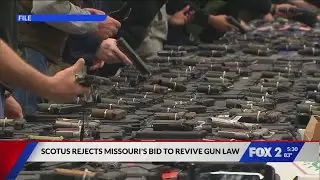 Supreme Court turns away Missouri&rsquo;s bid to revive gun law