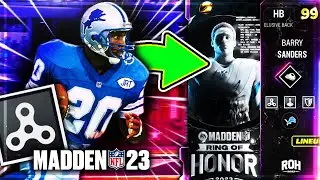 BARRY SANDERS JUKES GROWN MEN OUT THIER SOCKS - Madden 23 Ultimate Team 