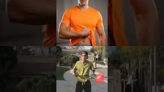 Compare Zach King and AI magic tricks #short