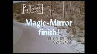 1960s Cars Driving on Desert Highway