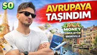 MÜLTECİ OLMA SİMÜLASYONU | Money Simulator Brokeville Gameplay BÖLÜM 1