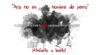 Arai no es nombre de perro (Book Trailer)