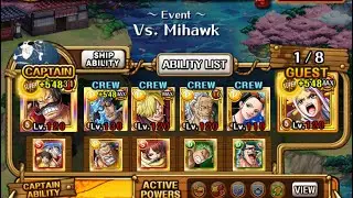 OPTC Arena Mihawk Easy Team