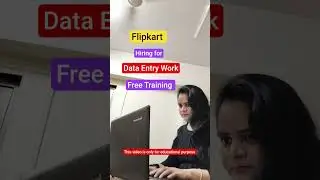 Flipkart Work From Home Jobs 2026 | Data Entry Work | #shorts #trending