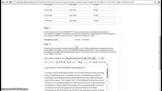 Step 8: Requesting Reviewers for a Chapter