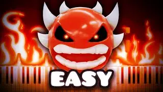Avernus - Geometry Dash | EASY Piano Tutorial