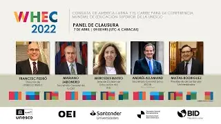 Reinventando la educación superior para un futuro sostenible | Clausura Consulta Regional
