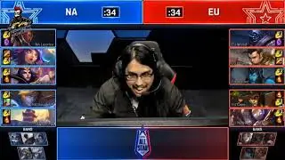 NA vs EU All-Star 2018 - League Of Legends NA vs EU Influencers All-Star 2018