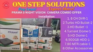 🔥 Prama 5CH Combo Offer | Full Installation at Customer Site |Best CCTV Security |ONE STEP SOLUTIONS