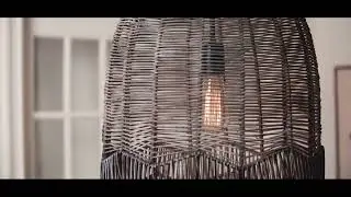 Pendant Light - Boho, Coastal & Rustic Home D&eacute;cor (Woven Rattan) | Shades of Light