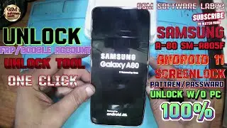 How to Samsung A80 A805f Hard Reset Without PC & FRP Remove One Click Unlock Tool|GsmSoftWareLab73