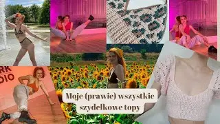 Moja (prawie) cała kolekcja szydełkowych topów🎉🤍