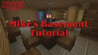 How to Build Mike Wheeler’s Basement from Stranger Things in Minecraft!!