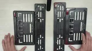 Bike Number Plate Cover | IND Number Plate Frame for All Bikes | Standard Size Plastic Frame