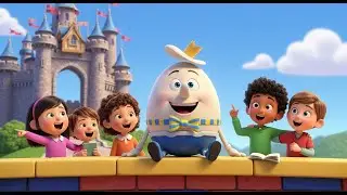 Humpty Dumpty Nursery Rhyme - 3D Animation English Rhymes