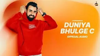 Duniya Bhulge C - Jatinder Brar (Official Song) Black Virus | Sukh Aamad | New Punjabi Song 2025