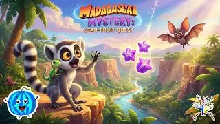 🐒🥭 The Mystery of the Floating Fruit! | Lenny the Lemur's Jungle Adventure 🕷️✨