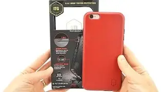 ITG Level Case for iPhone 6s Plus: Slimline & Mil-Spec Drop Protective with Moderate Grip!