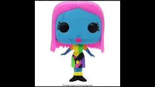 The Nightmare Before Christmas Sally Blacklight Pop! Vinyl Figure