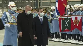 President Erdogan welcomes Israeli counterpart Herzog to Turkey | AFP