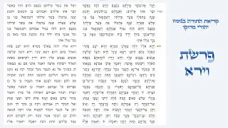פרשת וירא - קריאת התורה בנוסח יהודי מרוקו