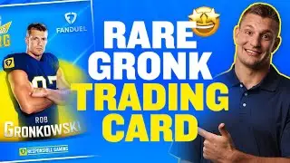 Rob Gronkowski RARE Trading Card for Responsible Gaming
