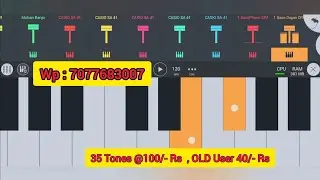 35 Tones | Maa Melody 11 | CASIO SA41 | VIBROTONE SITAR | KORG | 100Rs Wp : 7077683007 🎹 Fl Studio 🍓