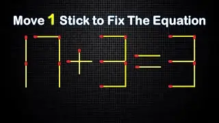 Only 1% Can Solve This Matchstick Puzzle &ndash; Move 1 Stick to Win!