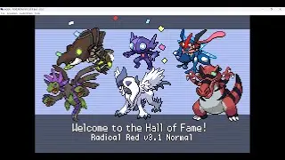 Pok&eacute;mon Radical Red v3.1 - Dark Monotype Elite Four and Champion Battles