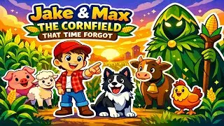 Jake & Max 🌽 The Cornfield That Time Forgot | A Magical Farm Adventure | Kids Animated Movie
