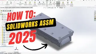 How To: Design and Assemble in Solidworks 2025 - Caster Wheel Practice 1
