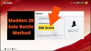 *INSANE* MADDEN 20 SOLO BATTLE GLITCH! GET LEGEND TIER EVERY WEEK!