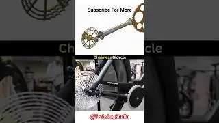 Chainless Bicycle Mechanism #chainless #viralvideo #shorts @TechSimStudio