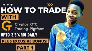 How To Trade on Cryptos OTC Trading Platform | 3.3% Daily Profit