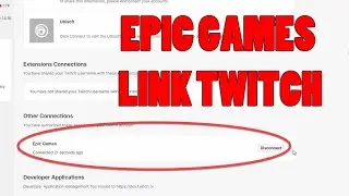 How to Link Twitch to Epic Games | EPIC GAMES LINK TWITCH | Fortnite Twitch Drops